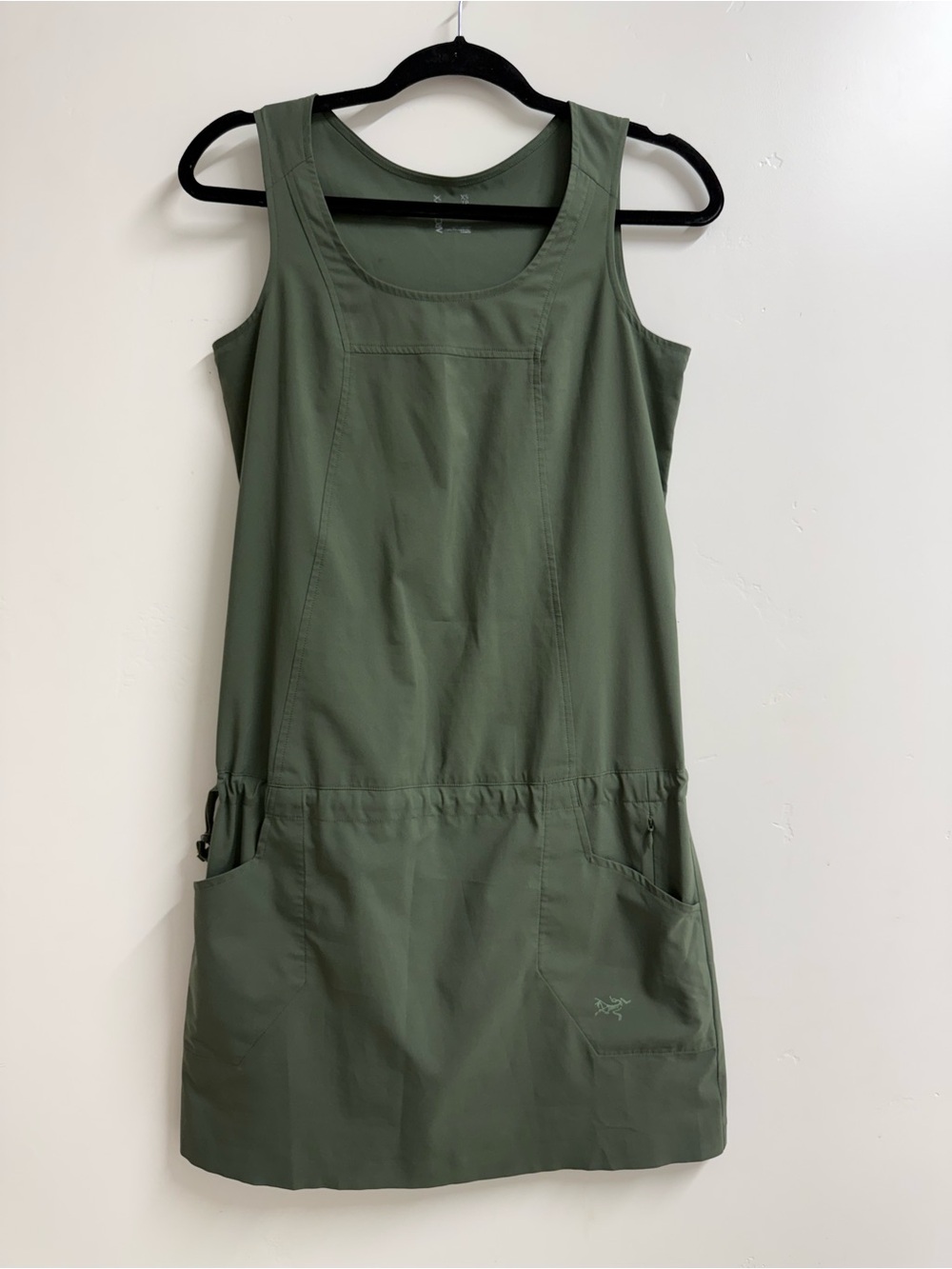 Arcteryx Women's Olive Green Sleeveless Utility Dress